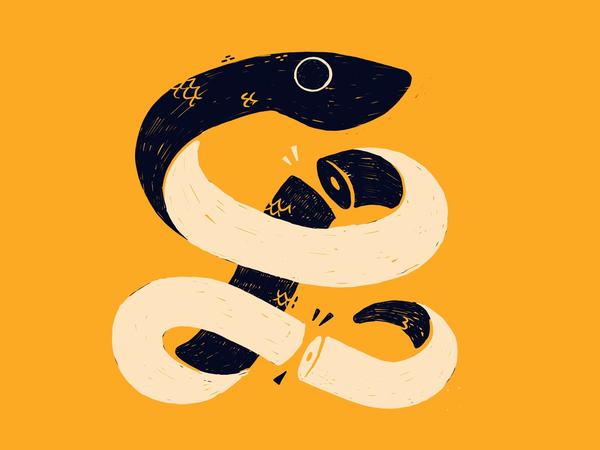 What does it mean to dream of beating a dead snake?