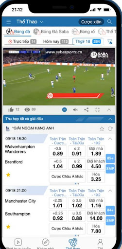 App cá cược bóng đá BK8 rất chất lượng