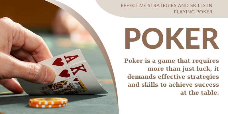 Chiến thuật chơi Poker hiệu quả